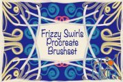 Envato – Frizzy Swirls Procreate Brushes