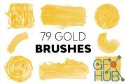 79 Gold Brushes