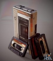 Retro Cassette Player PBR