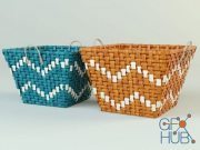 Zara Home coloured basket
