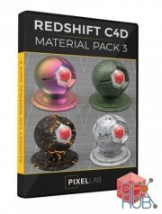The Pixel Lab – Redshift C4D Material Pack 3