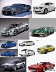 Car 3D Models Bundle January 2021