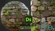 ArtStation – Stylized Bricks Overgrown – Substance 3D Designer
