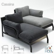 Cassina Eloro sofa-chair