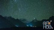 MotionArray – Night Sky Over Himalaya 1000163
