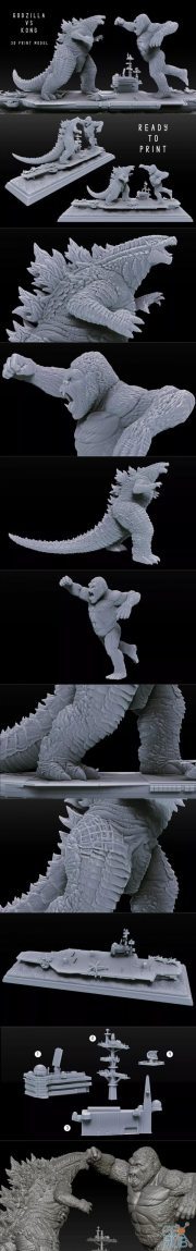 Godzilla vs Kong Figure – 3D Print