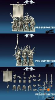 Modular Black Guard Army – 3D Print
