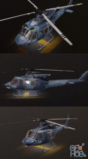 Bell 412 Helicopter PBR