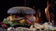MotionArray – Black Burger With Meat 1014312