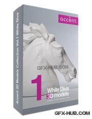 Accent 3D Models Collection Vol.1 White Diva