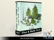 Unity Asset – Pine and Bush Pack