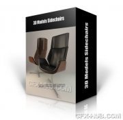 3DDD/3DSky Sidechairs Pro 3D-Models Collection