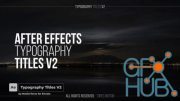 Typography Text Titles V2 \ After Effects 34463577