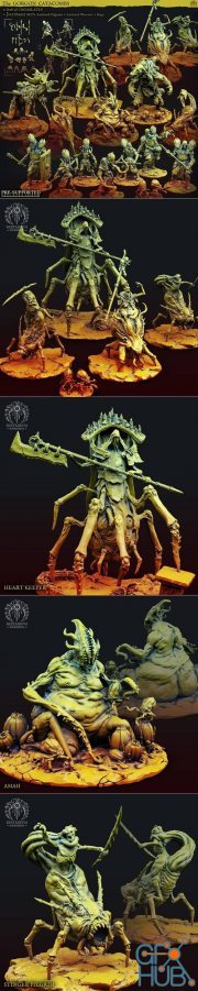 Bestiarum Miniatures - The Gorgon Catacombs April 2021 – 3D Print