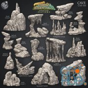 Cave Terrain Set – 3D Print