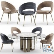 Visionnaire Kylo chair and table