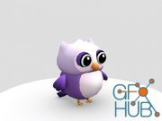 Unity Asset – Cute Low Poly Owl