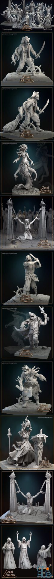 Great Grimoire Cult of Elder Gods Complete April 2021 – 3D Print