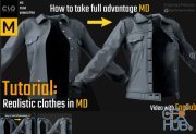 ArtStation – Tutorial. Realistic clothes in MD