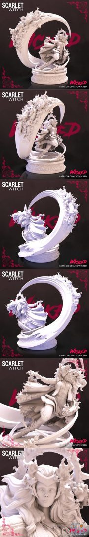 Wicked Scarlet – 3D Print