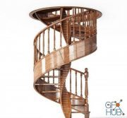 Classic spiral stairs