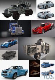 Car 3D Models Bundle April 2020