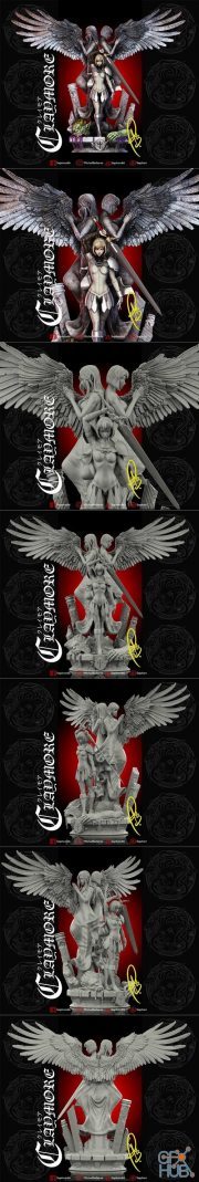 Claymore Clare – 3D Print