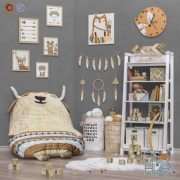 Toys and furniture (2 options) set 29 Indi