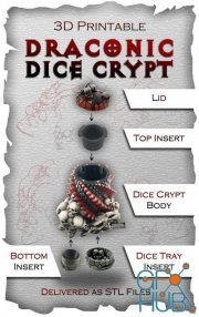 Draconic Dice Crypt – 3D Print