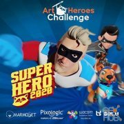 Art Heroes – Super Hero Challenge Base Meshes
