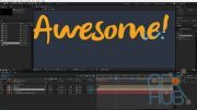 SkillShare – Animated Motion Graphics – Liquid Text Animation in After Effects!