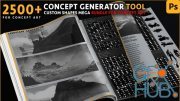 ArtStation – Concept Generator Tool [Custom shape Mega BUNDLE – 5200 pieces ] [Photoshop]