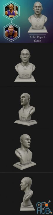 Kobe Bryant Bust – 3D Print