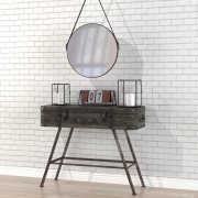 Console with mirror in loft style