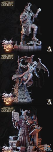 Archvillain Society – Vol.1 – Speak of the Devi – 3D Print