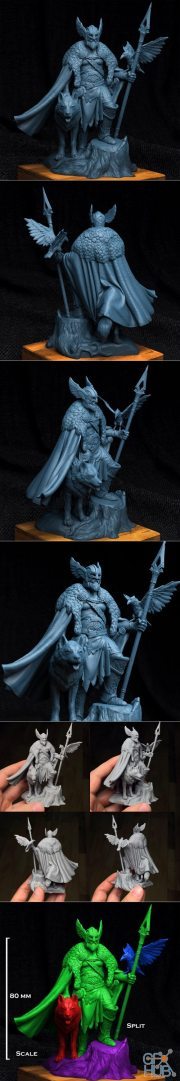 Odin Meets the Sunrise – 3D Print