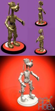 Romwba Goofy as C3PO – 3D Print