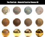 The Pixel Lab – Material Pack for Cinema 4D