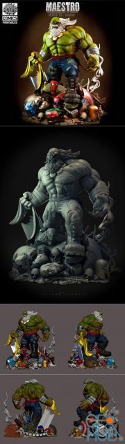 Maestro Hulk – 3D Print