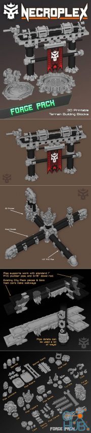 Necroplex Forge Pack – 3D Print
