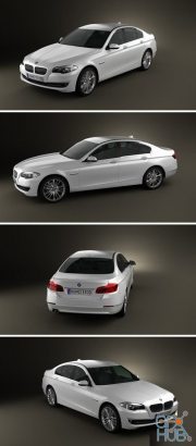 BMW 5 series sedan 2011 car