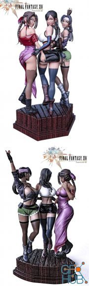 Sexy Final Fantasy 7 – 3D Print