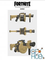 Fortnite Grenade Launcher – 3D Print