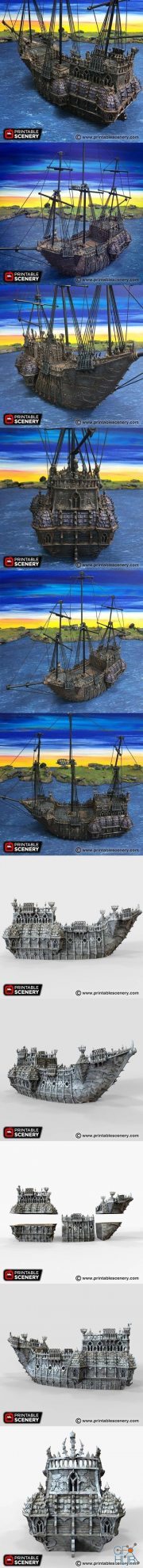 The Black Ship – 3D Print