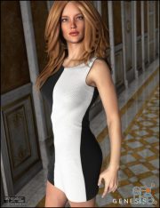 Daz3D, Poser: Arleya Dress for Genesis 2 Female(s)