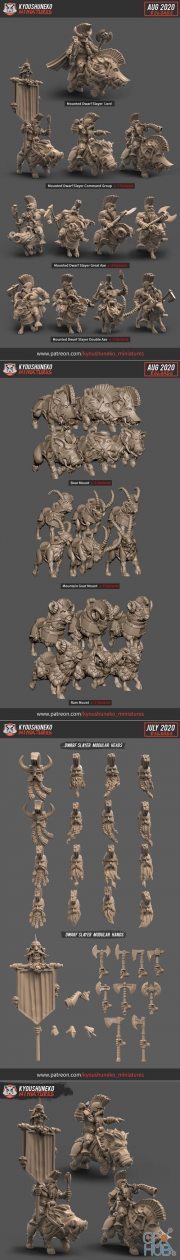 JDwarf Mounted Slayer – 3D Print