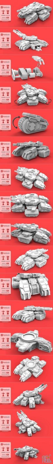 Siege Tank – 3D Print