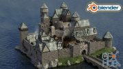 Skillshare – Blender 2.9 Creating a Medieval Castle Kitbash Modular Set