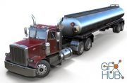 Peterbilt 359 fuel trailer (fbx)