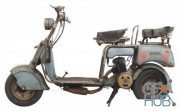 Moped Lambretta-125b PBR